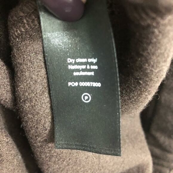 Rag & Bone Andre Wool Sweatpants in Chocolate Brown Large NWOT - Picture 6 of 7